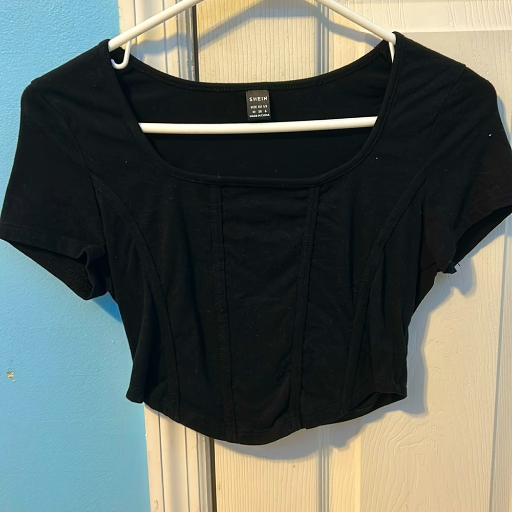 Black Crop Top
